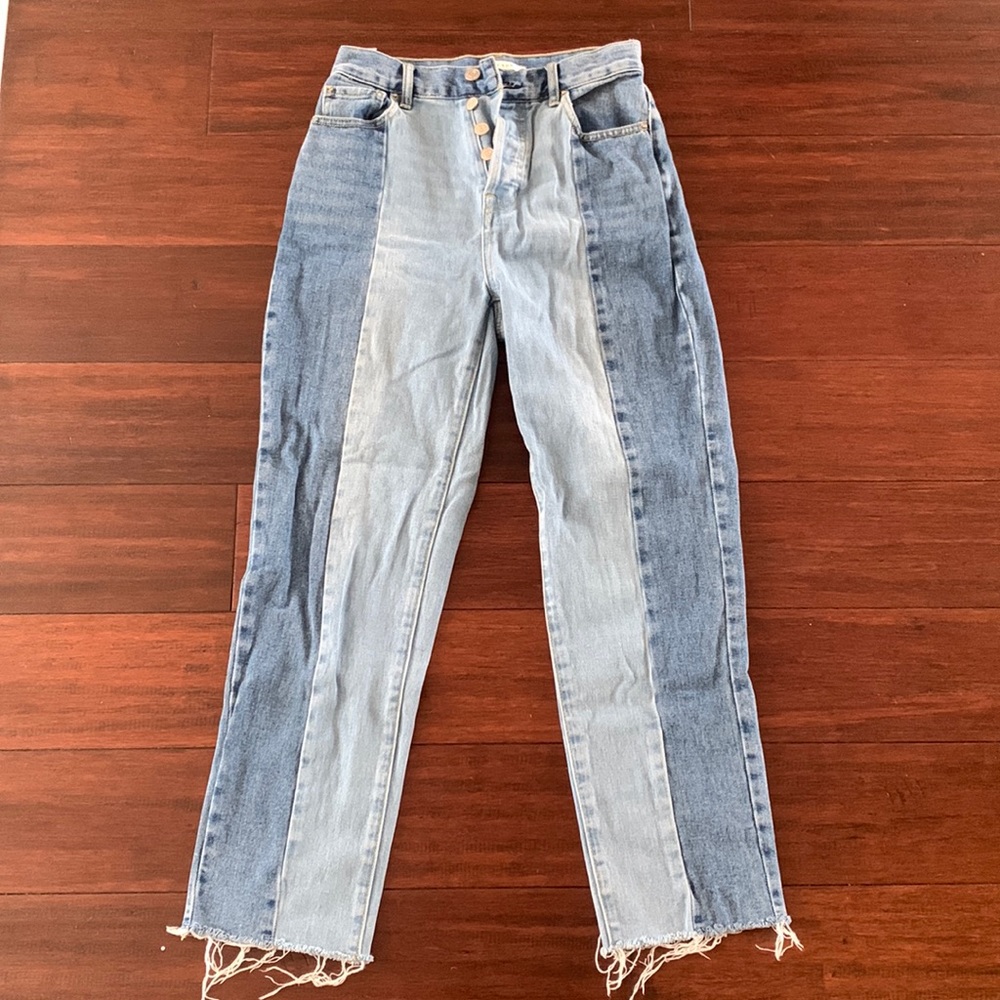 Pacsun High rise Straight button down jeans